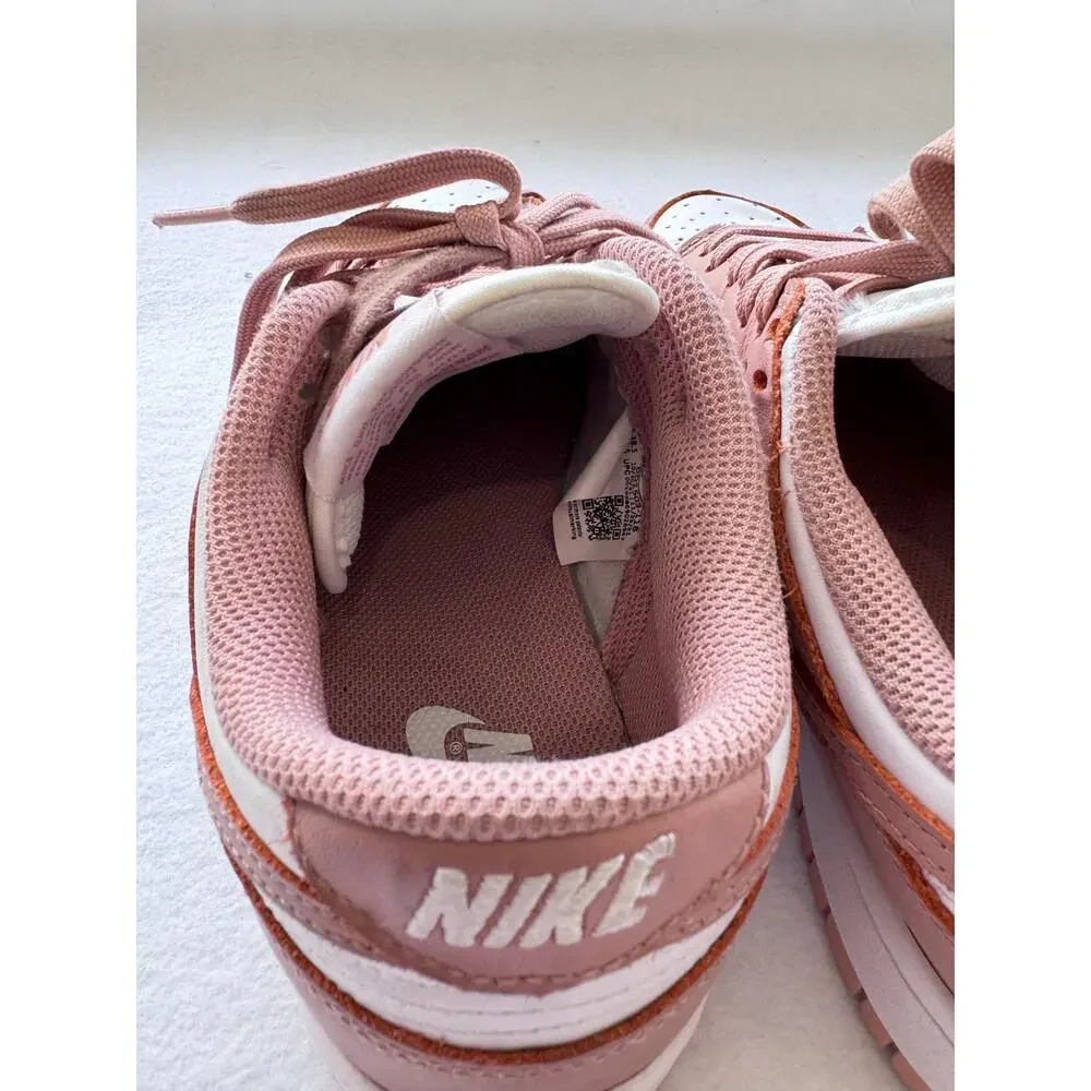 Nike Dunk Low Rose Whisper Sneakers Women’s 7.5 White Dusty Pink DD1503-118